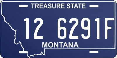 MT license plate 126291F