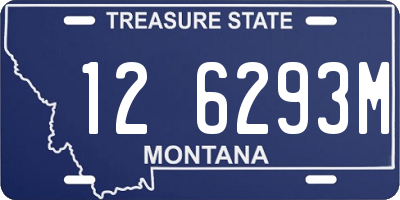 MT license plate 126293M