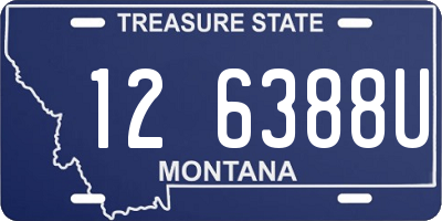 MT license plate 126388U