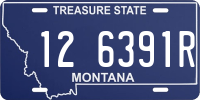 MT license plate 126391R