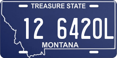 MT license plate 126420L