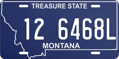 MT license plate 126468L