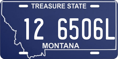 MT license plate 126506L