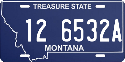 MT license plate 126532A