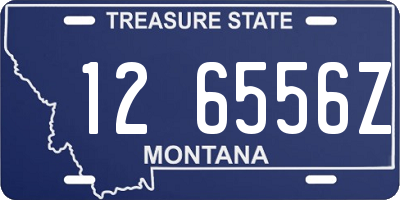 MT license plate 126556Z