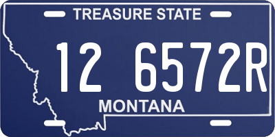 MT license plate 126572R