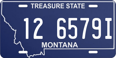 MT license plate 126579I