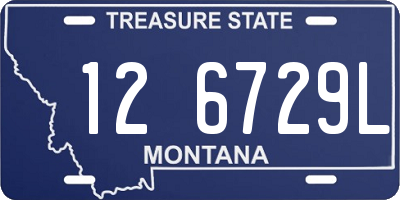 MT license plate 126729L