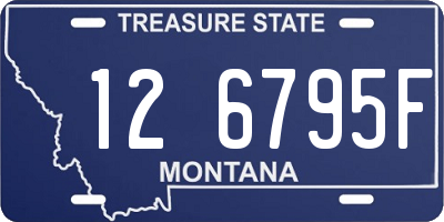 MT license plate 126795F