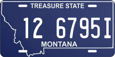 MT license plate 126795I