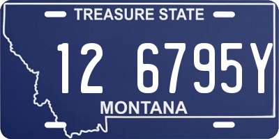 MT license plate 126795Y