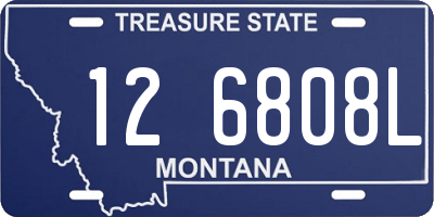 MT license plate 126808L