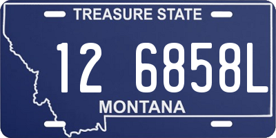 MT license plate 126858L