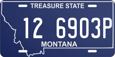 MT license plate 126903P