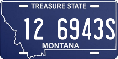 MT license plate 126943S