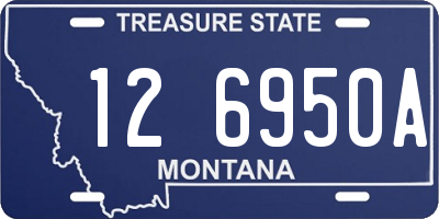 MT license plate 126950A