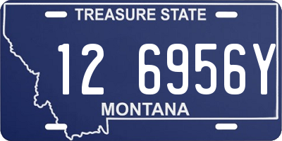 MT license plate 126956Y