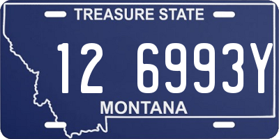 MT license plate 126993Y