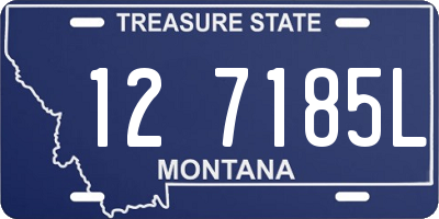 MT license plate 127185L