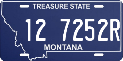MT license plate 127252R