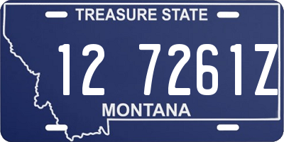 MT license plate 127261Z