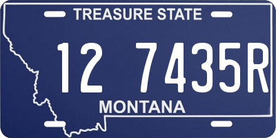 MT license plate 127435R