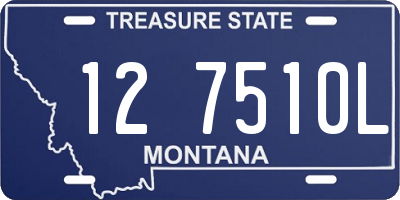 MT license plate 127510L