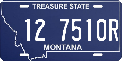 MT license plate 127510R