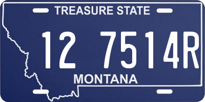 MT license plate 127514R