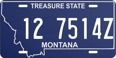 MT license plate 127514Z