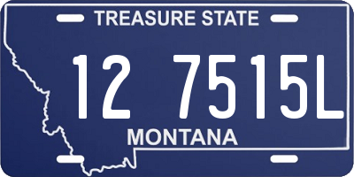 MT license plate 127515L