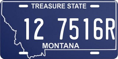 MT license plate 127516R