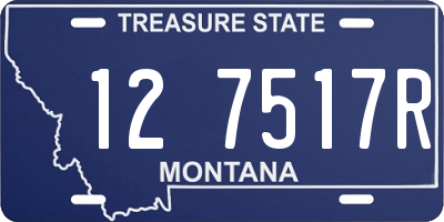 MT license plate 127517R