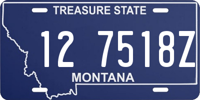 MT license plate 127518Z