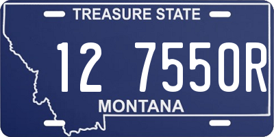 MT license plate 127550R