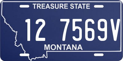 MT license plate 127569V