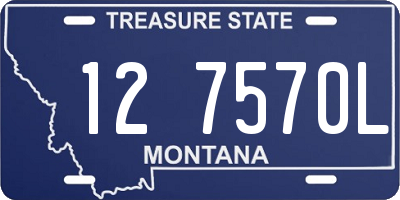 MT license plate 127570L
