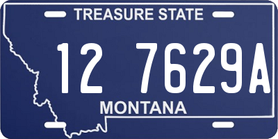 MT license plate 127629A