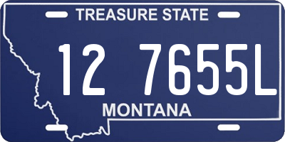 MT license plate 127655L