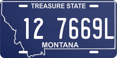 MT license plate 127669L
