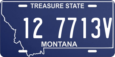 MT license plate 127713V