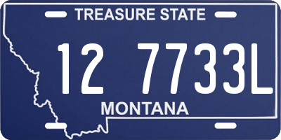 MT license plate 127733L