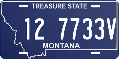 MT license plate 127733V