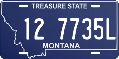 MT license plate 127735L