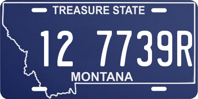 MT license plate 127739R