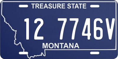 MT license plate 127746V