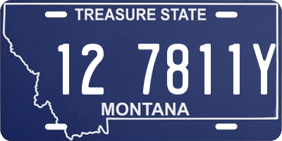 MT license plate 127811Y