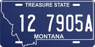 MT license plate 127905A