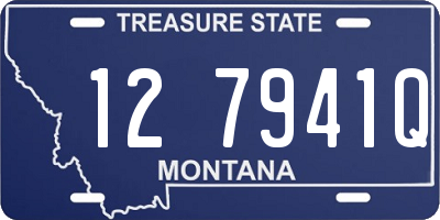 MT license plate 127941Q