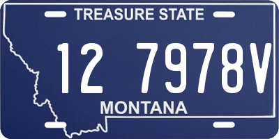 MT license plate 127978V